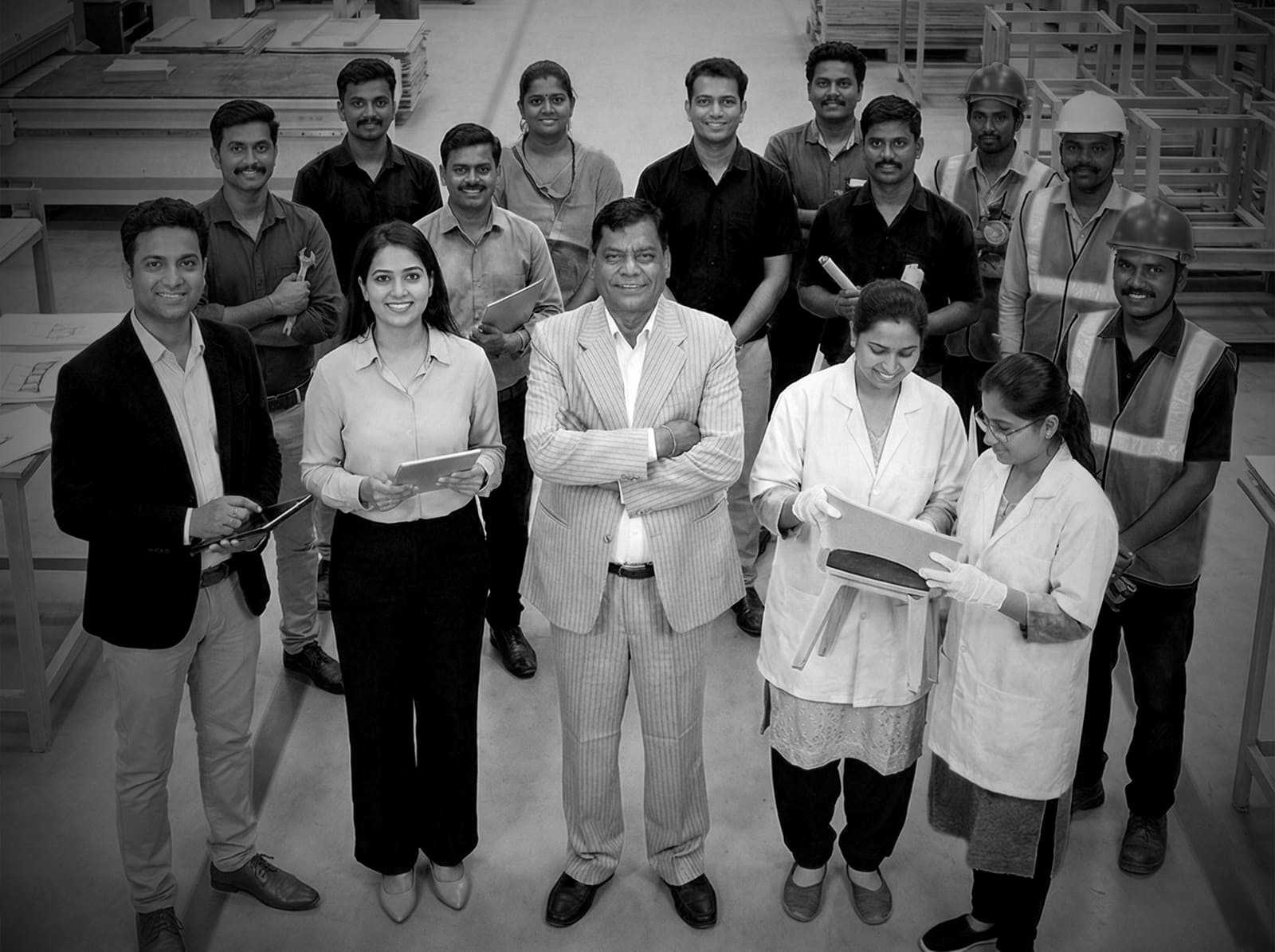 The Ergon Xlu manufacturing team, Hyderabad