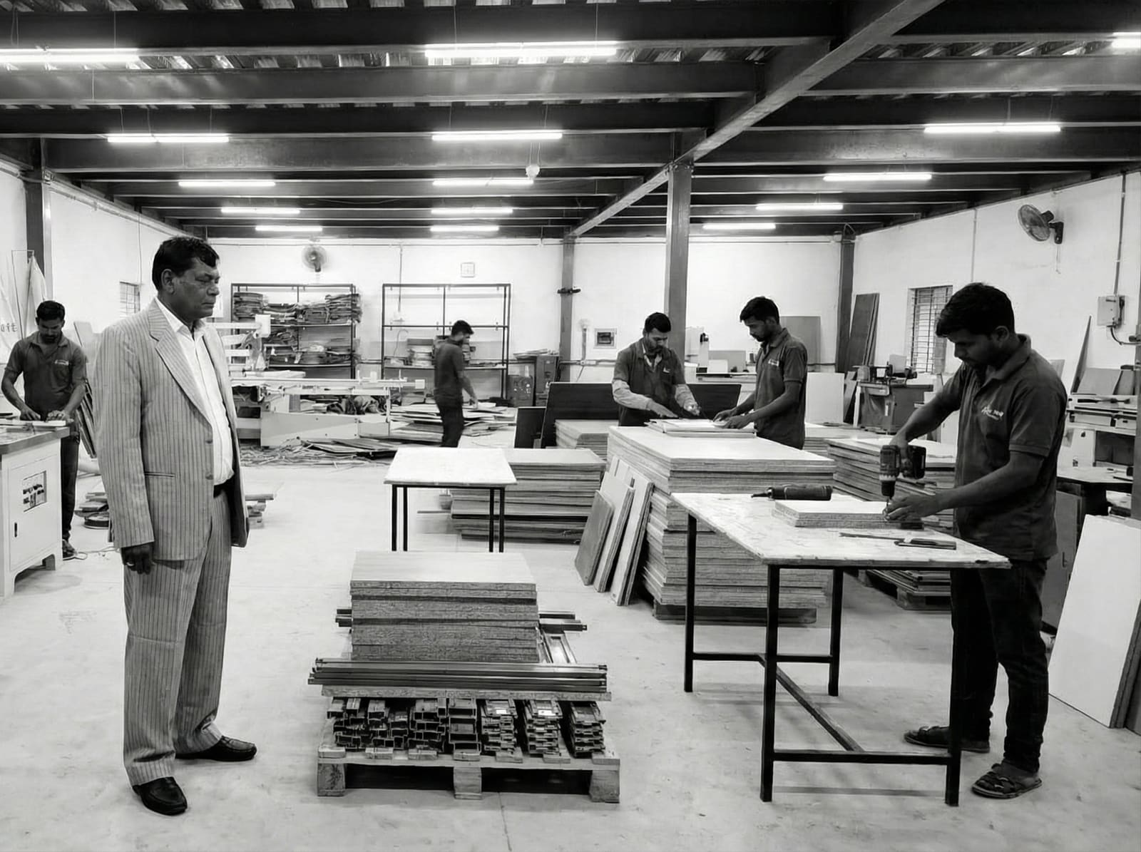CNC steel frame manufacturing at Ergon Xlu