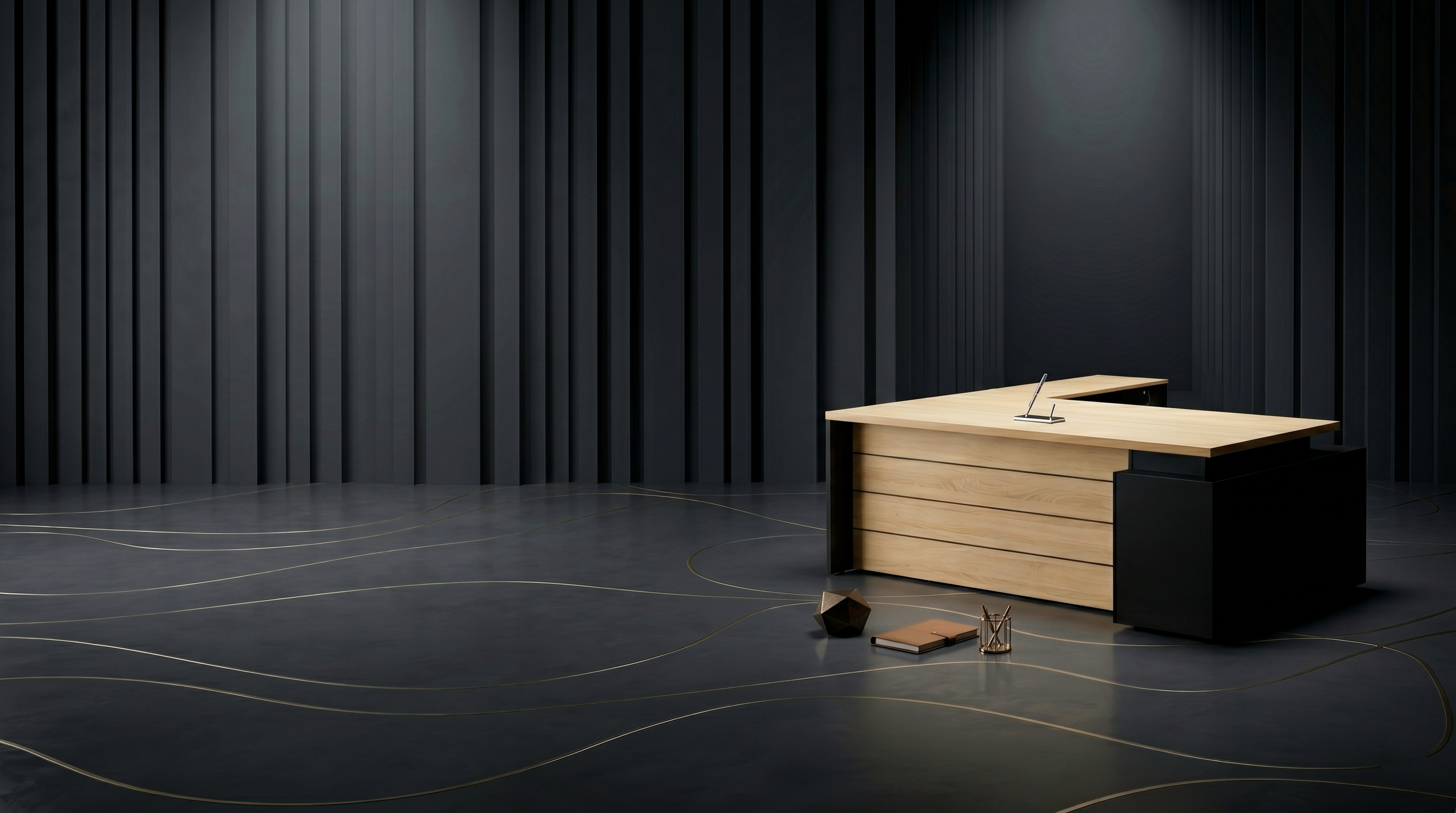 Executive workspace furniture manufactured by Ergon Xlu